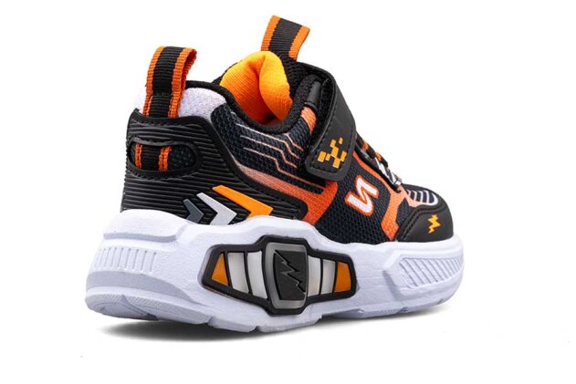 Carby 165 Patik Su İtici Işıklı - Siyah/Oranj B.T - 3