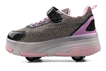 Carby 170 Filet Patenli Anrk - Siyah/Simli/Beyaz/Pembe T - Carby