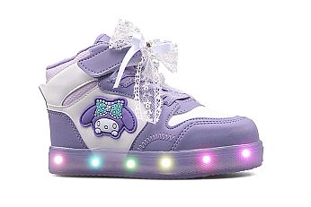 Conpax 300X Bebe Bot Işıklı - Lila/Beyaz - Conpax Kids