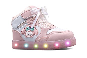 Conpax 300X Bebe Bot Işıklı - Pudra/Beyaz - Conpax Kids