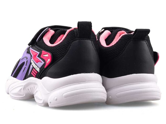 Picasso Kids 226 Patik Anrk - Siyah/Lila - 3