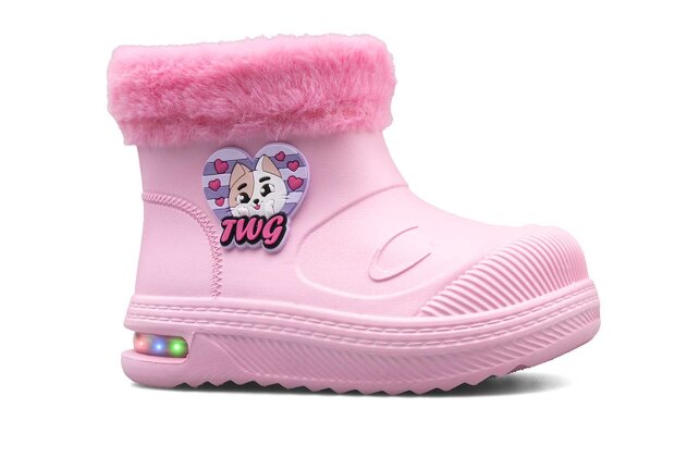 Twingo 525 Bebe-Patik Çizme Işıklı 24-31 - Pembe - 1