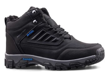 Wanderfull 3022 Garson Bot - Siyah/Saks - Wanderfull