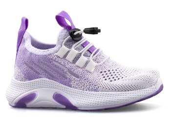 Waves 128 Patik Triko - Beyaz/Lila - Waves